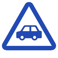 This is a section of road with heavy traffic that should be avoided at rush hour, from 8 am to 9.30 am and from 5 pm to 7 pm.